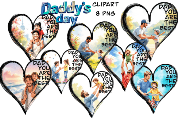 Daddy’s Day Clipart for Creative Projects
