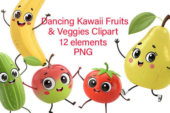 Dancing Kawaii Fruits Veggies Clipart: Practical Tips for Getting the Most From Your Digital Art