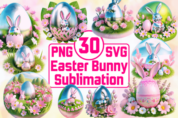 Easter Bundle Sublimation SVG Designs for Creative Projects