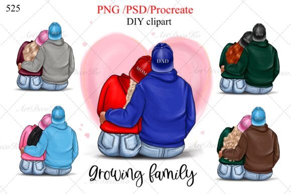 Future Parents Clipart: Growing Family Creativity