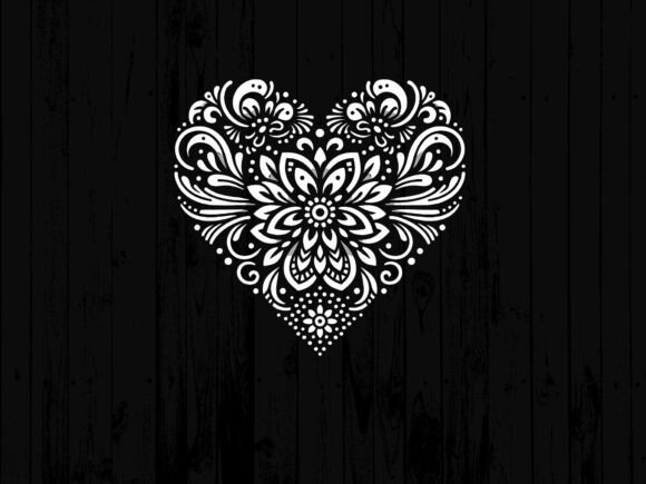 Heart Mandala Digital Download: A Unique Blend of Art and Versatility