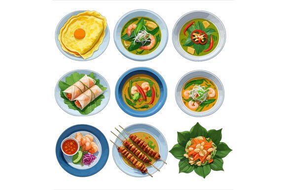 Mastering Visual Storytelling with a Food Set with Various Dishes