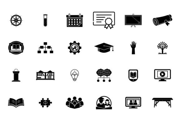 Professional Icon Set for Continuing Education and Exhibitor Needs
