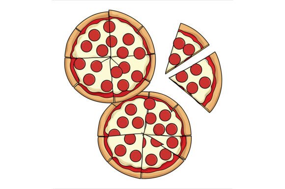 Vector Art of Pepperoni Pizza: Design & Use
